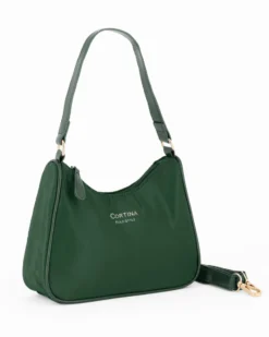 CORTINA POLO STYLE - Minibag verde con tracolla removibile