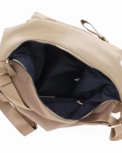 CORTINA POLO STYLE - Sacca zaino taupe con tasca frontale