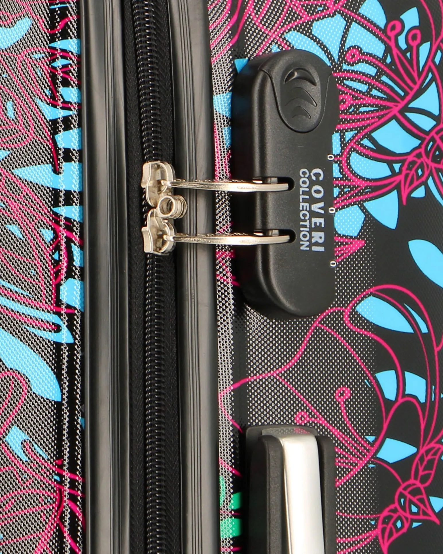 COVERI COLLECTION - TROLLEY FANTASIA FIORI 4 RUOTE IN ABS