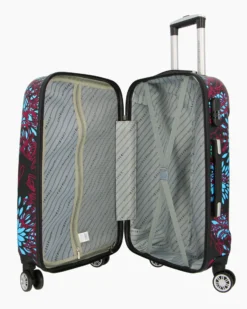 COVERI COLLECTION - TROLLEY FANTASIA FIORI 4 RUOTE IN ABS
