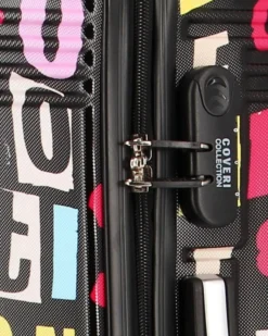 COVERI COLLECTION - Trolley in ABS stampa scritte multicolor