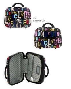 COVERI COLLECTION - Trolley in ABS stampa scritte multicolor