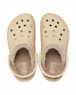 CROCS - SABOT BAYA LINED CLOG BEIGE DA JUNIOR, 205969