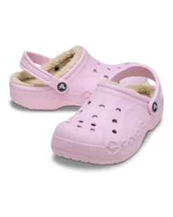 CROCS - SABOT BAYA LINED CLOG ROSA DA JUNIOR, 205969