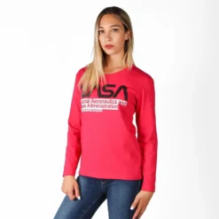 CUBA 10 - DONNA T-SHIRT FUXIA MANICA LUNGA