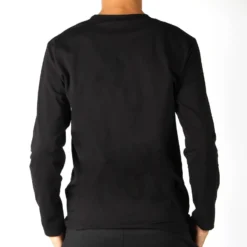 CUBA 10 - UOMO T-SHIRT NERA MANICA LUNGA