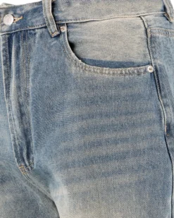 D-INFINITIVE - Jeans baggy fit denin chiaro
