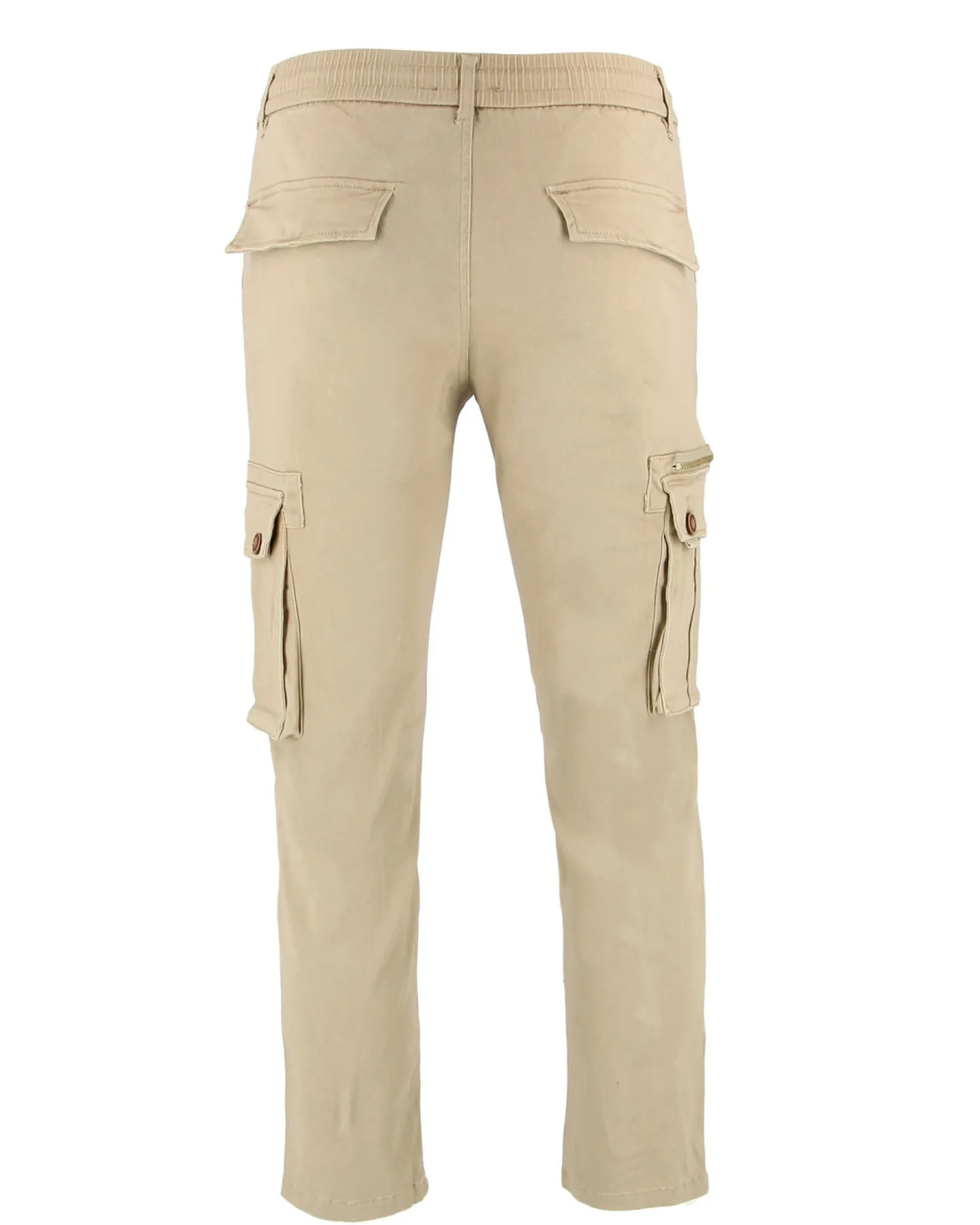 D-INFINITIVE - Pantalone cargo beige regular fit