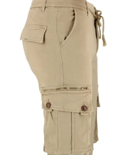 D-INFINITIVE - Pantalone cargo beige regular fit