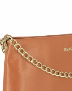 DIVAS - POCHETTE CUOIO IN PELLE CON CATENA