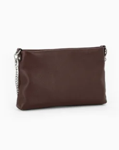 DIVAS - Tracolla testa moro in VERA PELLE con occhielli