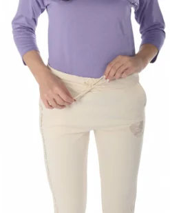 DONNA PANTALONE CON RISVOLTI