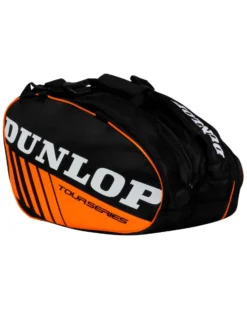 DUNLOP - BORSONE PORTA RACCHETTE NERO E ARANCIONE FLUO PALETERO - 623853