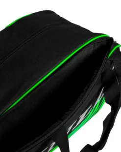 DUNLOP - BORSONE PORTA RACCHETTE PALETERO NERO E VERDE FLUO, 623852
