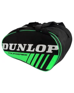 DUNLOP - BORSONE PORTA RACCHETTE PALETERO NERO E VERDE FLUO, 623852