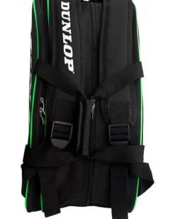 DUNLOP - BORSONE PORTA RACCHETTE PALETERO NERO E VERDE FLUO, 623852