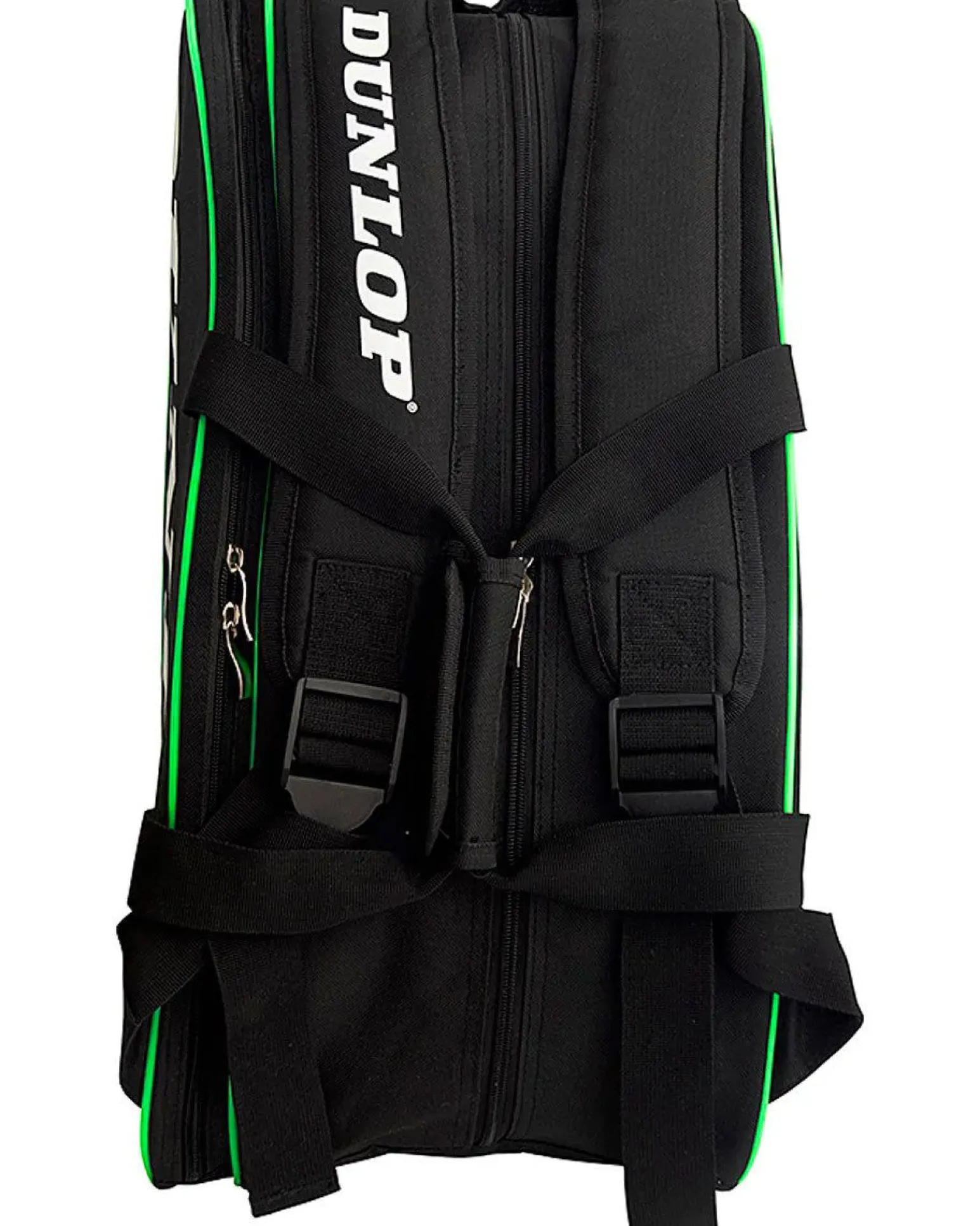 DUNLOP - BORSONE PORTA RACCHETTE PALETERO NERO E VERDE FLUO, 623852