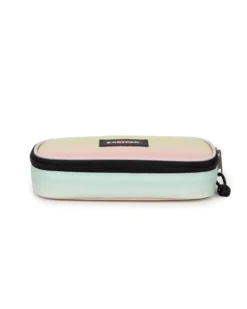 EASTPACK - ASTUCCIO OVAL SINGLE SFUMATO ROSA, VERDE E GIALLO GLITTERATO, EK000620_7S62