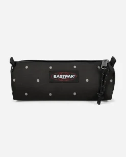 EASTPACK - PICCOLO ASTUCCIO BENCHMARK SINGLE NERO A POIS SILVER, EK000372_6W31