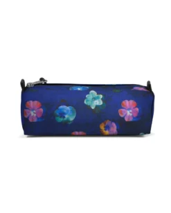 EASTPAK - ASTUCCIO BENCHMARK BLU CON FIORI