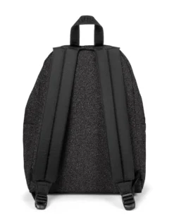 EASTPAK - Zaino PADDED PAK'R nero glitterato con tasca frontale
