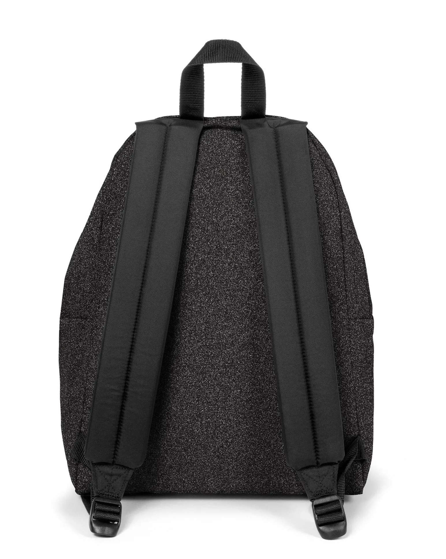 EASTPAK - Zaino PADDED PAK'R nero glitterato con tasca frontale