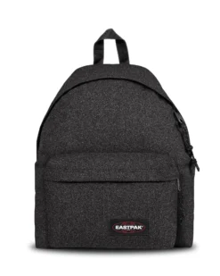 EASTPAK - Zaino PADDED PAK'R nero glitterato con tasca frontale