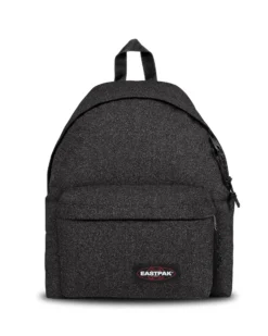 EASTPAK - Zaino PADDED PAK'R nero glitterato con tasca frontale