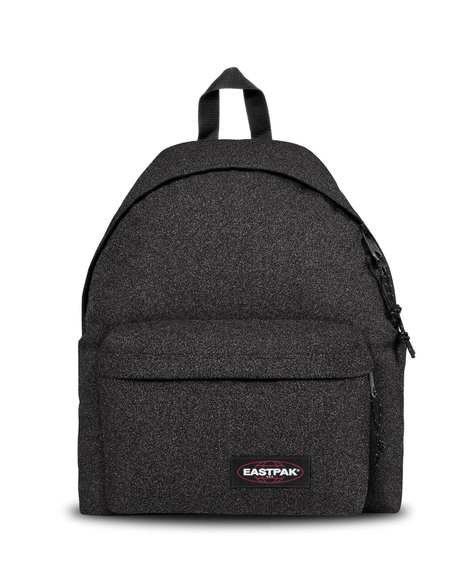 EASTPAK - Zaino PADDED PAK'R nero glitterato con tasca frontale