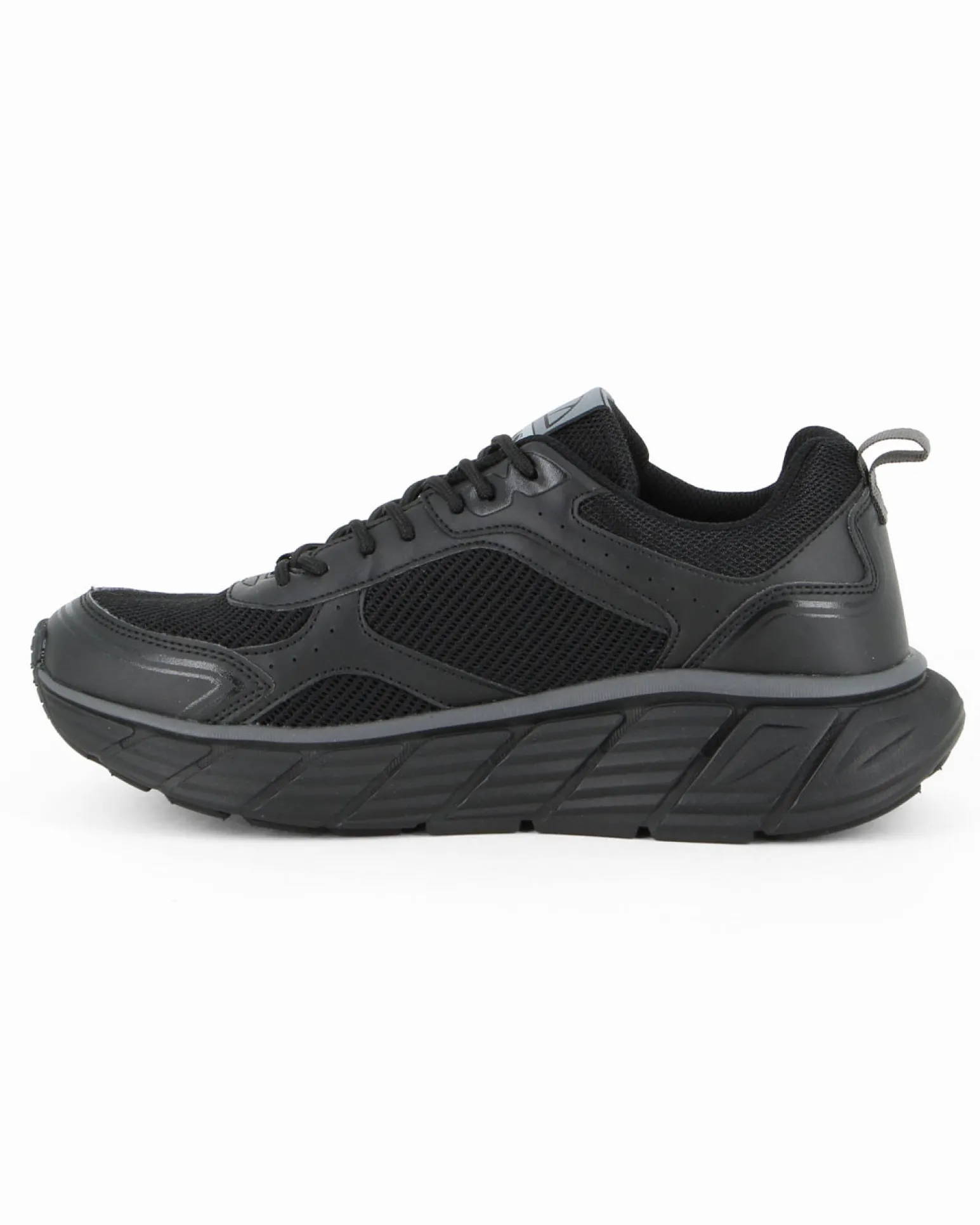 ELLESSE - Scarpa da uomo nera con dettagli grigi - DEBRA005_001