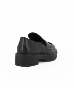 ENRICO COVERI - Mocassino nero, tacco 4CM
