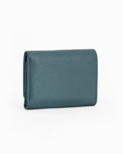 ENRICO COVERI - Portafoglio blu da donna con patta