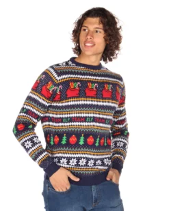 ENRICO COVERI SPORTSWEAR - UOMO MAGLIA MANICA LUNGA NATALE
