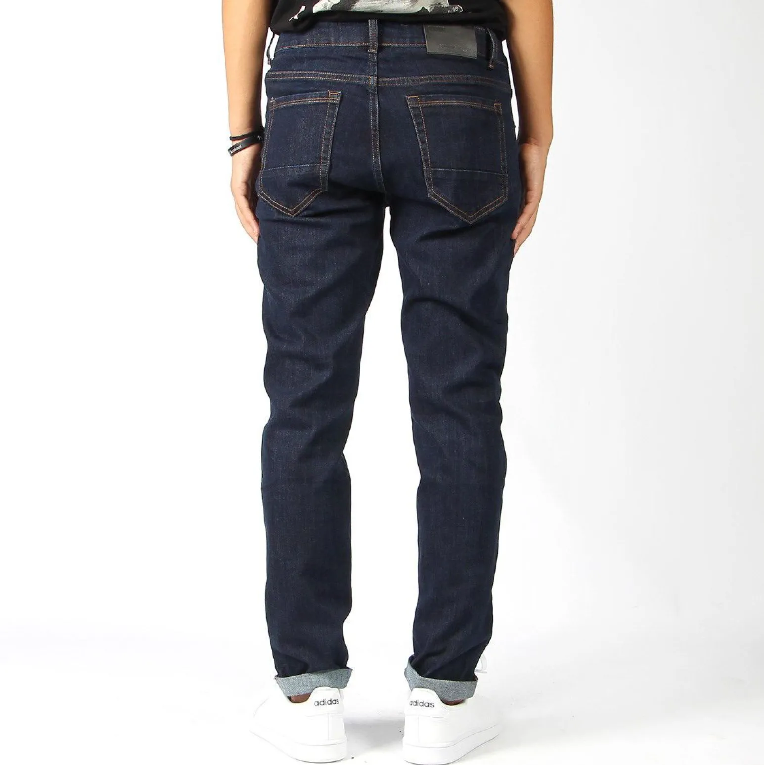 FRANKIE MALONE - JEANS 5 TASCHE BLU SCURO