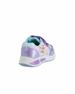 FROZEN  - Sneakers lilla da bambina con luci e strappi