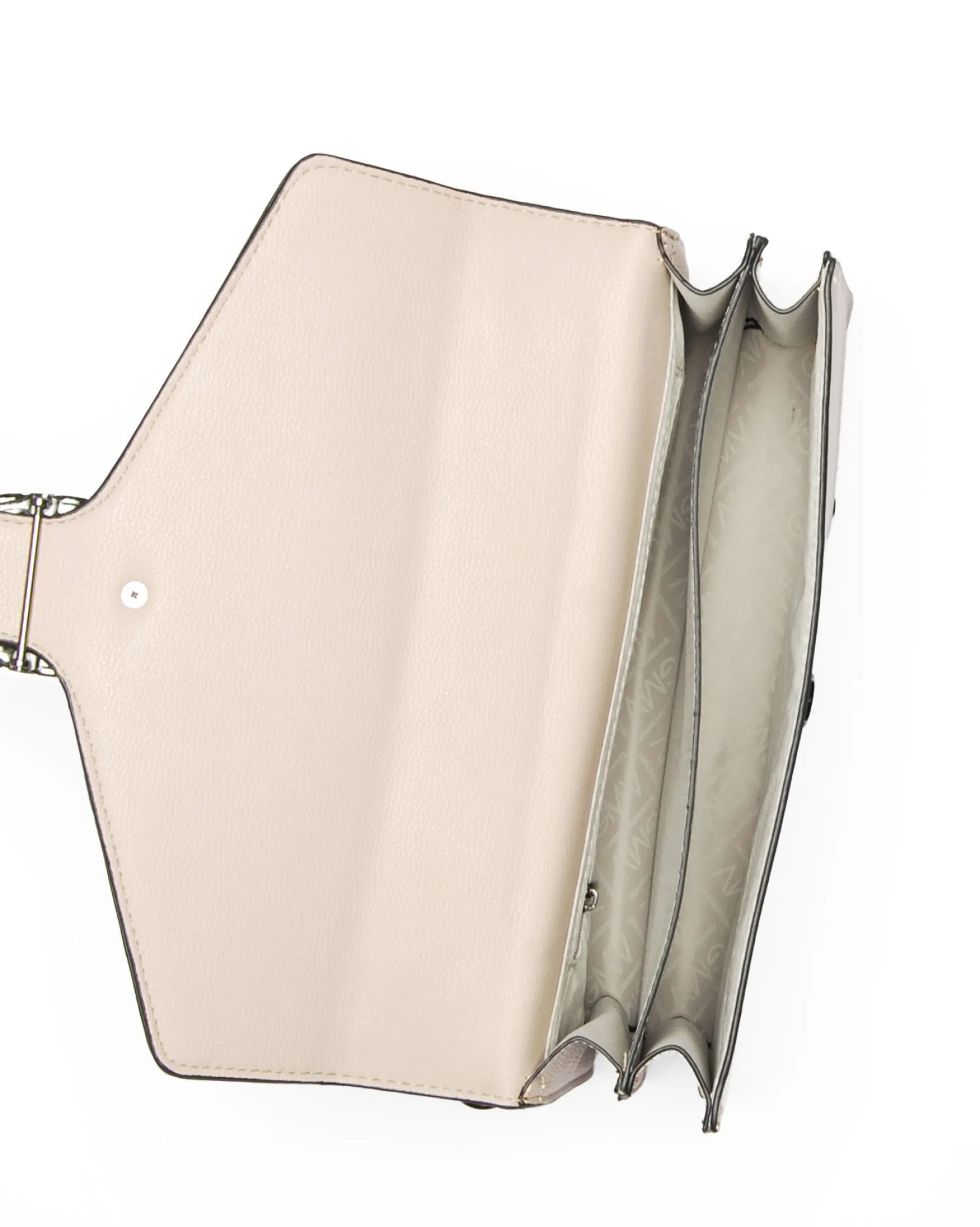GIANMARCI VENTURI - Borsa tracolla bianco sporco con fibbia sulla patta