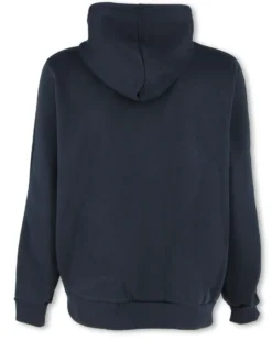 GIANMARCO VENTURI - Felpa con cappuccio blu scuro da uomo full zip