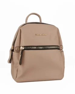 GIANMARCO VENTURI - ZAINO BEIGE SCURO  ZIP GRANDE