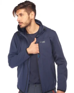 GIUBBINO C/CAPP.SOFTSHELL NAVY BLUE