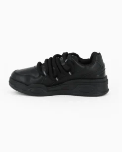 GLOBO ROSA - Sneakers nera con lacci a corda