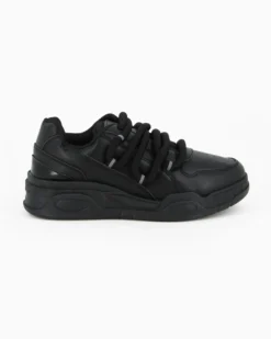 GLOBO ROSA - Sneakers nera con lacci a corda