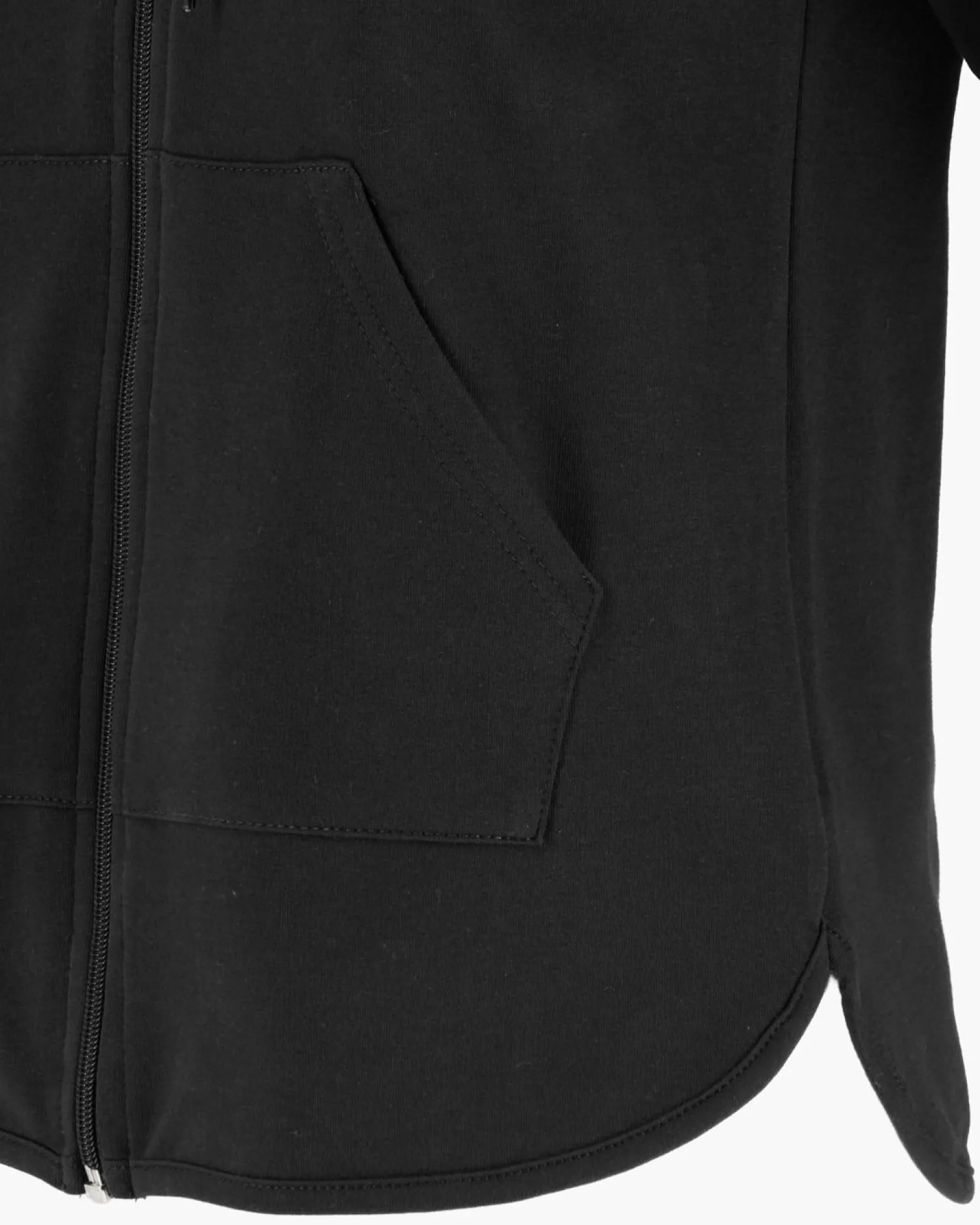 GOLA - FELPA CON CAPPUCCIO FULL ZIP NERA DA DONNA