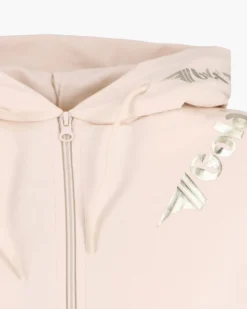 GOLA - FELPA CON CAPPUCCIO FULL ZIP CREMA DA DONNA