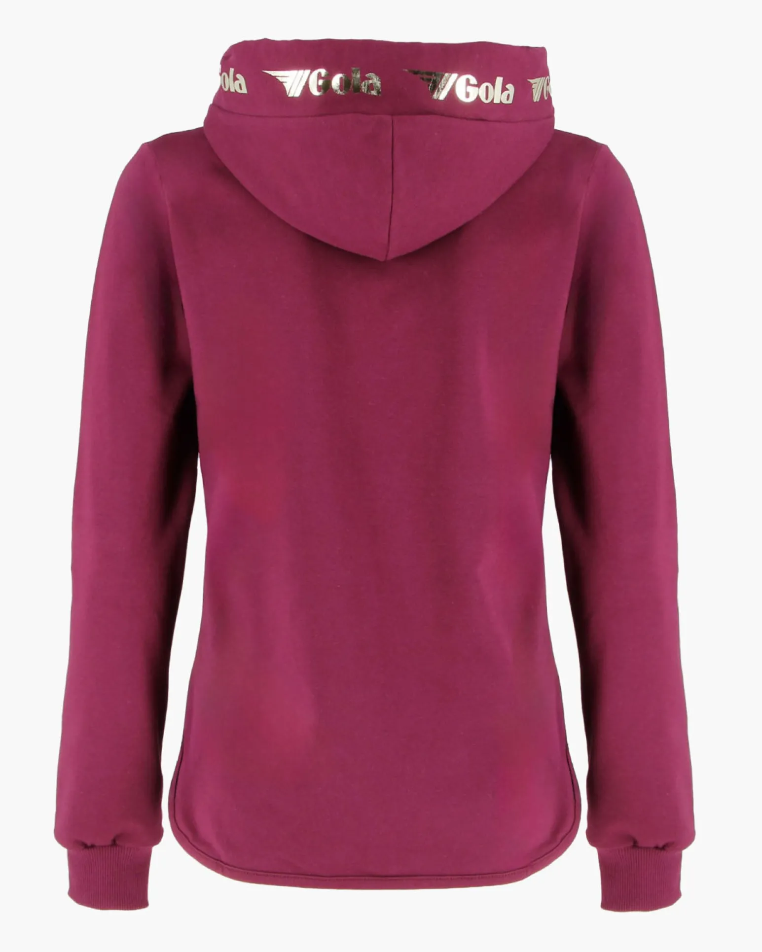GOLA - FELPA CON CAPPUCCIO FULL ZIP PRUGNA DA DONNA