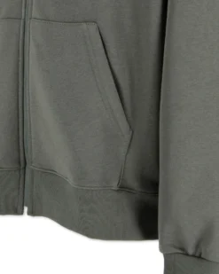 GOLA - FELPA GRIGIA DA UOMO CON ZIP E CAPPUCCIO