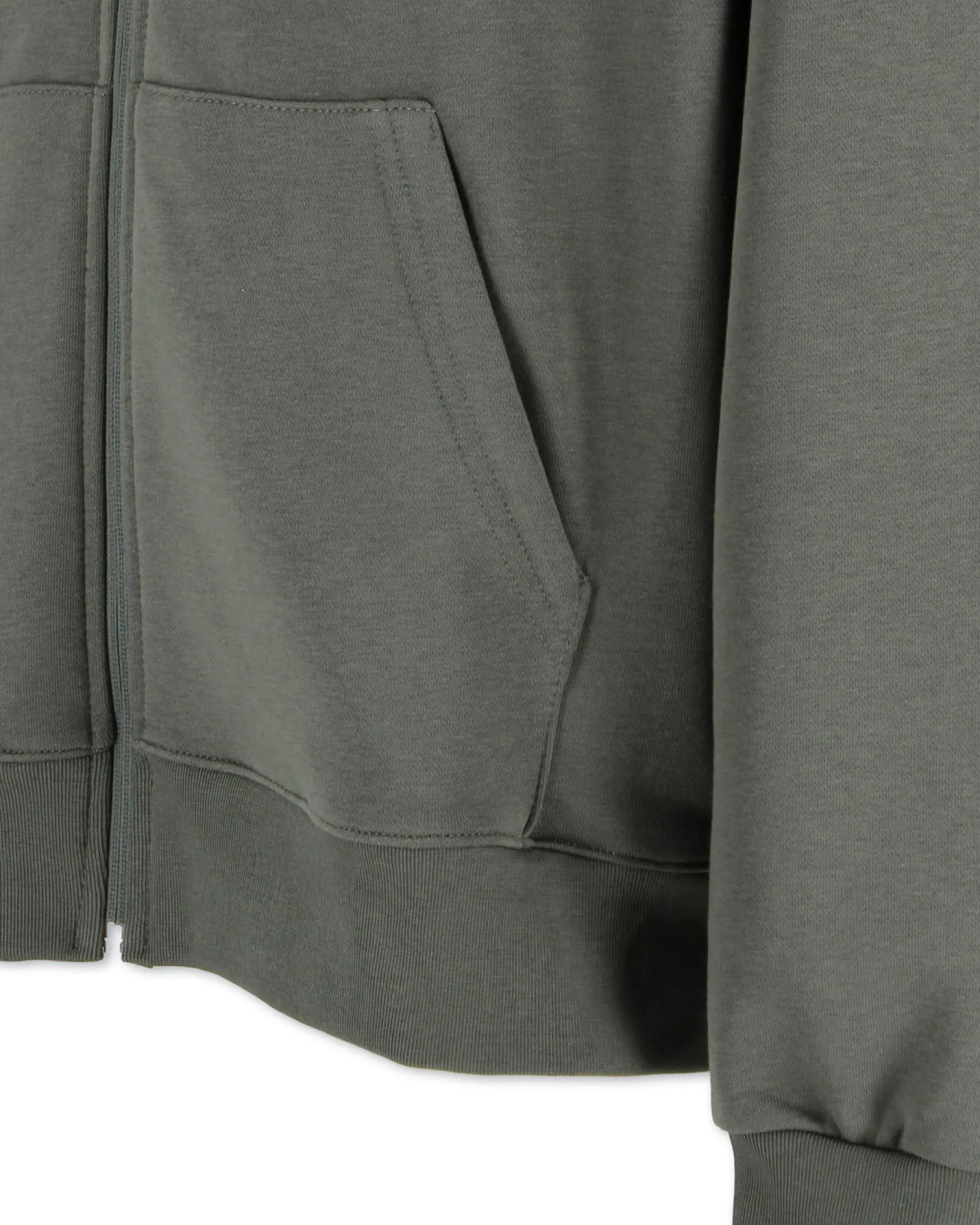 GOLA - FELPA GRIGIA DA UOMO CON ZIP E CAPPUCCIO