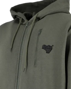GOLA - FELPA GRIGIA DA UOMO CON ZIP E CAPPUCCIO