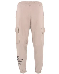 GOLA - PANTALONE FELPA BEIGE DA UOMO CON TASCONI