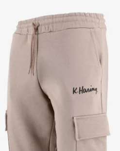 GOLA - PANTALONE FELPA BEIGE DA UOMO CON TASCONI