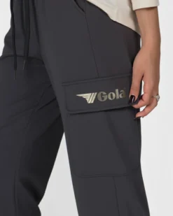 GOLA -PANTALONE PIOMBO DA DONNA CON TASCONI E POLSINO